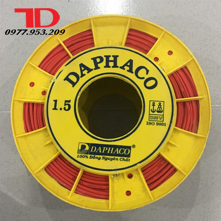 DÂY ĐIỆN ĐƠN DAPHACO 1.5 - 100 MÉT