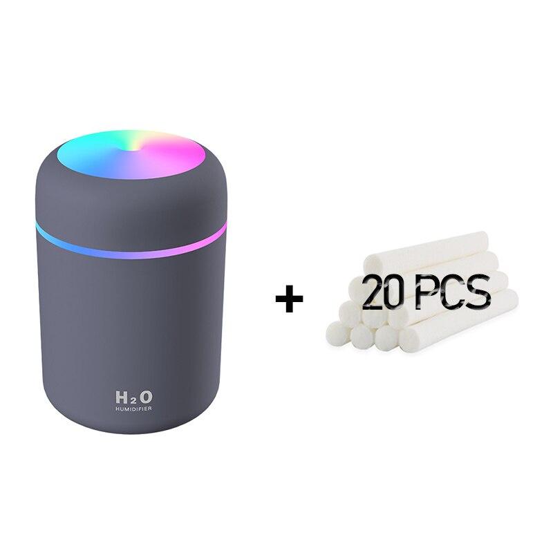 Humidifier Portable USB Ultrasonic Colorful Cup Aroma Diffuser Cool Mist Maker Air Humidifier Purifier With Light For Car Home