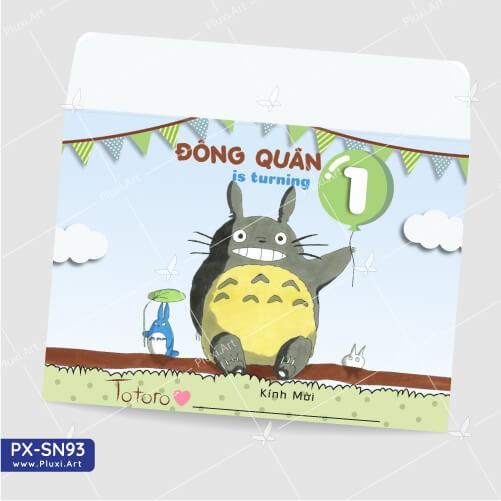 Thiệp thôi nôi – sinh nhật theo yêu cầu Pluxi