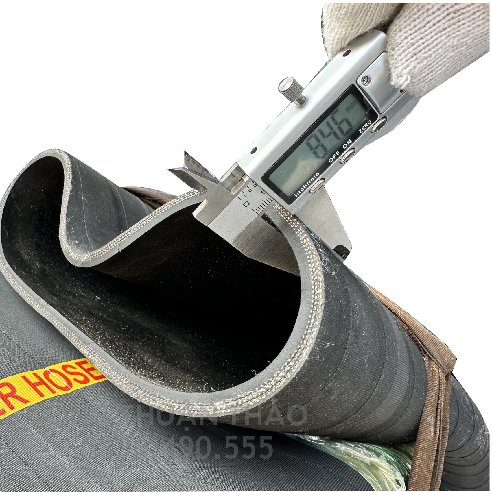 Ống cao su bố vải KT phi 200MM CUỘN 10 MÉT Nhập Khẩu - Ống Chống Phá Chống Nổ THUẬN THẢO