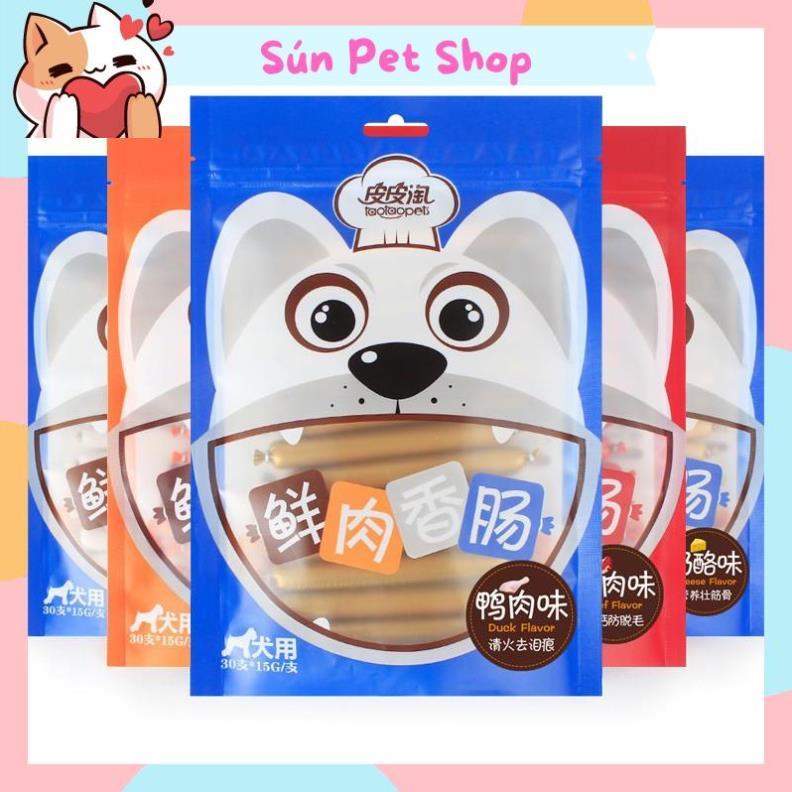Xúc xích dinh dưỡng cao cấp Taotaopets cho thú cưng 500g (Xúc xích ăn liền bổ sung dưỡng chất cho chó mèo)