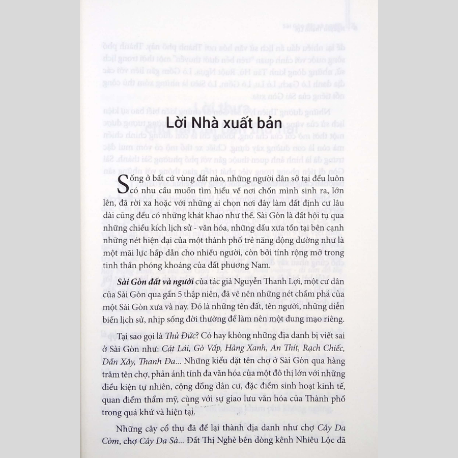 Sách Sài Gòn Đất Và Người (Tái Bản 2020)