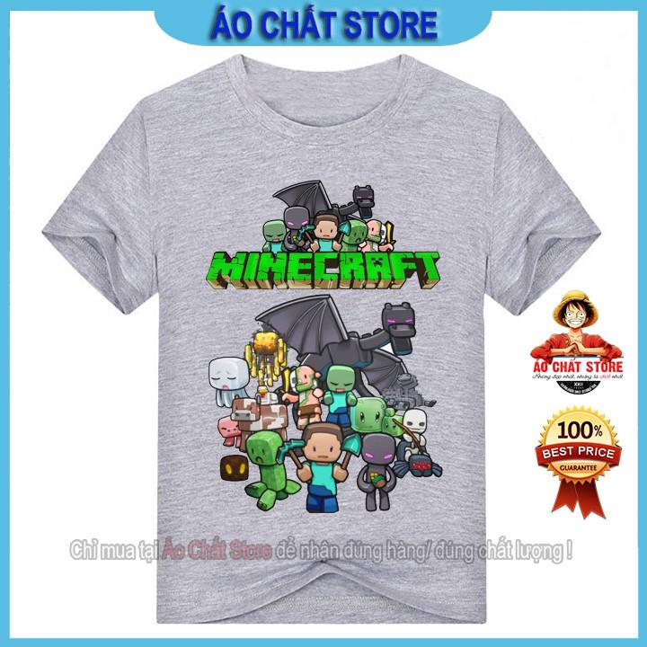 Áo thun trẻ em Minecraft siêu độc | chất đẹp MC28 | Áo Chất Store