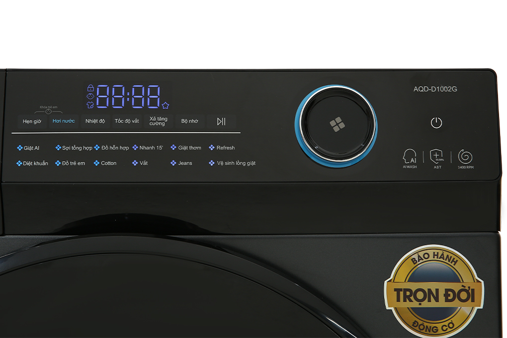 Máy giặt Aqua Inverter 10 kg AQD-D1002G - Hàng chính hãng