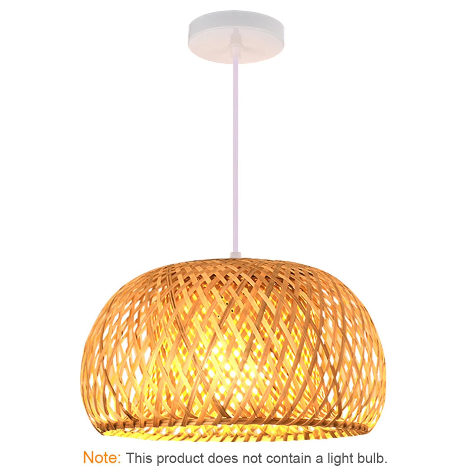Modern Woven Pendant Ceiling Light Fixture Hotel Hanging Lamp Bedrooms Decor