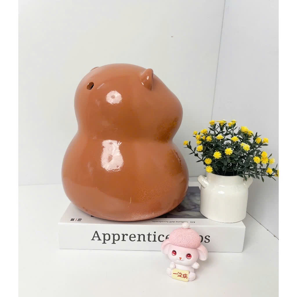 Ống Tiết Kiệm Gấu bông Chuột Capybara Thú nhồi bông Capybara Bộ trưởng Bộ Ngoại Giao đáng yêu Thú Bông Quà Tặng