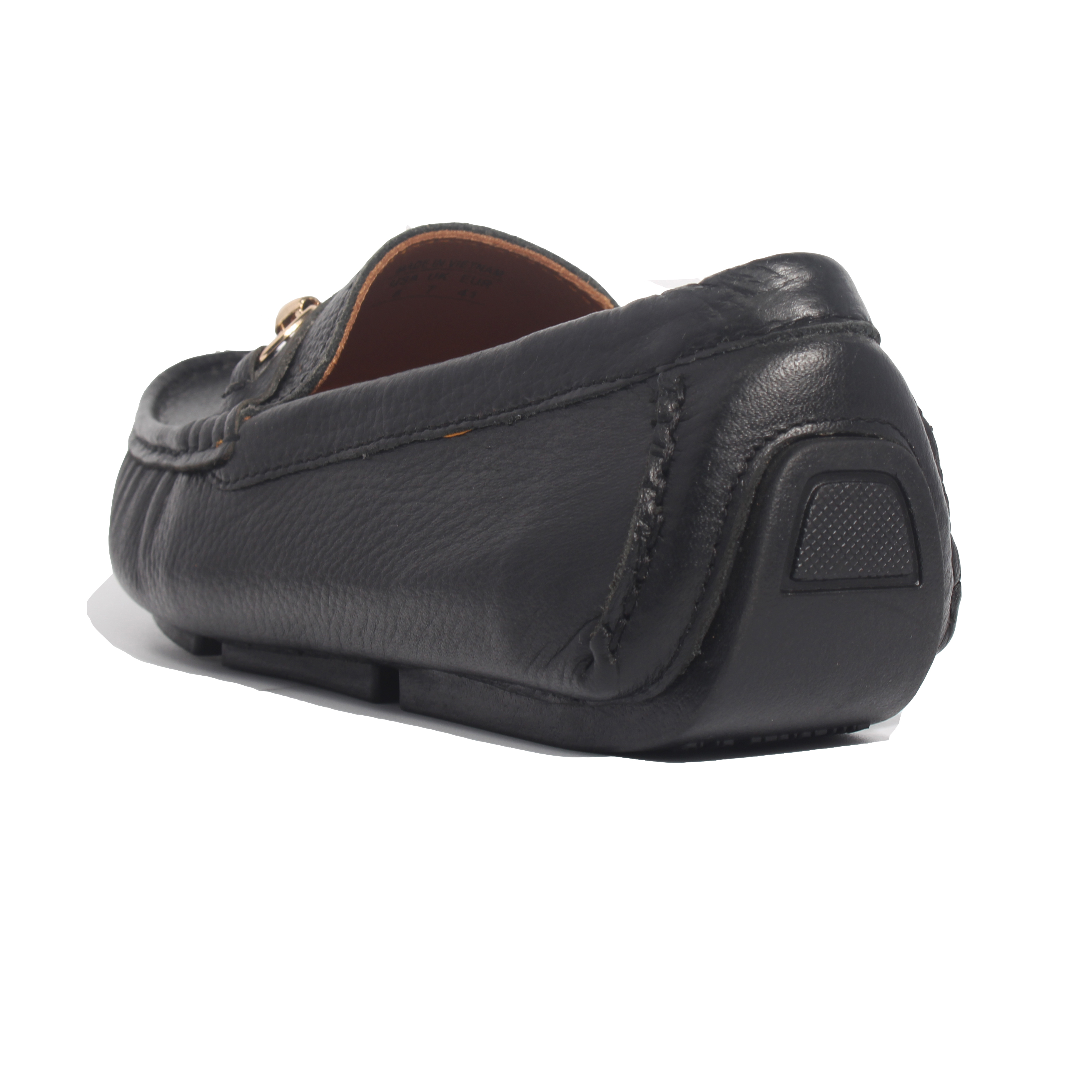 Giày Lười Da Nam BANULI C8ML2T0 - Da Bò Tumbled Siêu Mềm, Đế Khâu Moccasin Siêu Nhẹ