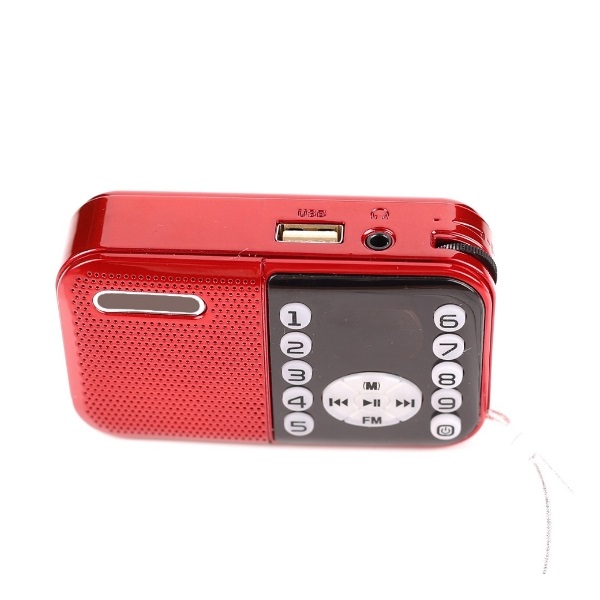 Loa nghe nhạc mini kiêm đài radio B-632 hỗ trợ thẻ nhớ, usb, jack 3.5 - Màu ngẫu nhiên