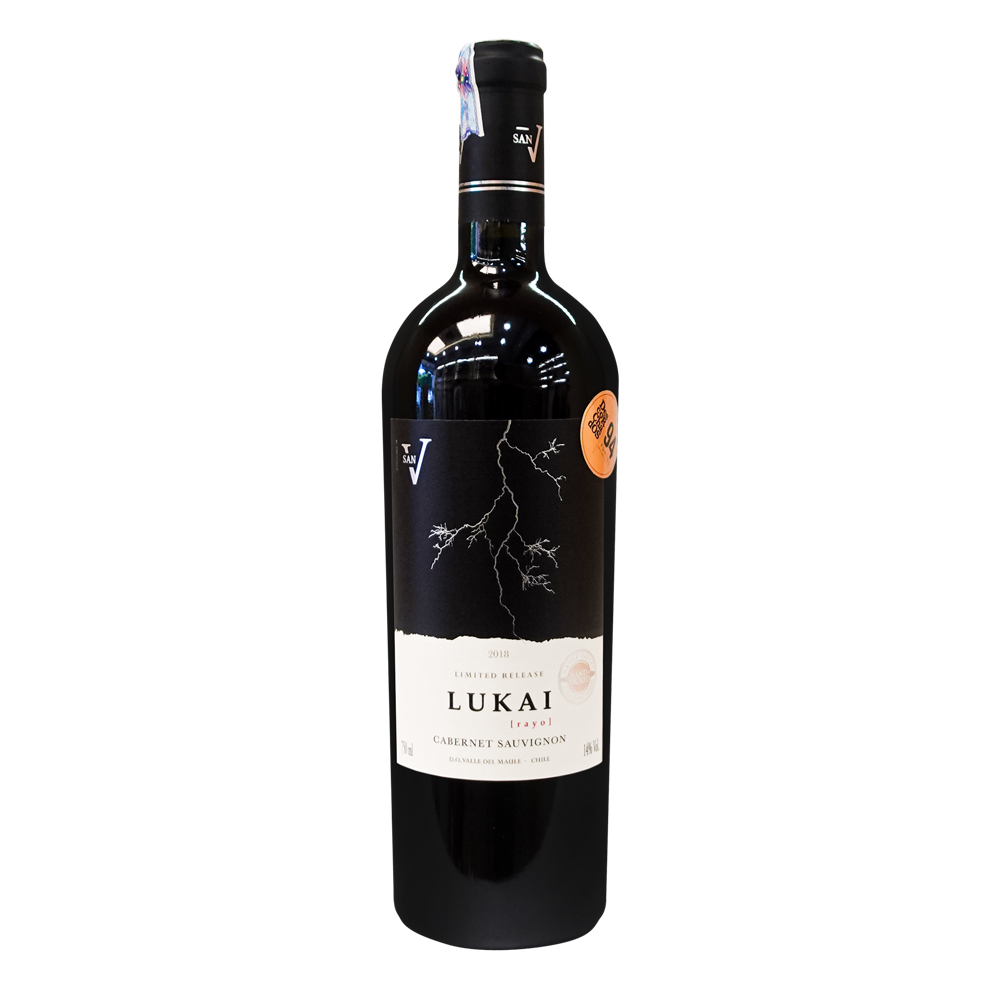 Rượu Vang Đỏ San Vicente Lukai Cabernet Sauvignon 750ml 13% Phiên bản giới hạn - Chile - Hàng Chính Hãng