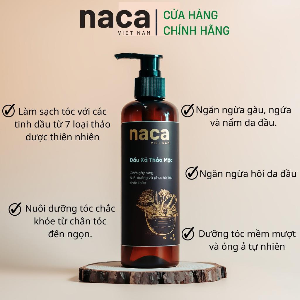 Dầu Xả Thảo Dược Đen Tóc Bóng Mượt Naca Việt Nam Dầu Xả Phục Hồi Tóc Ngăn Rụng Tóc 300 ml