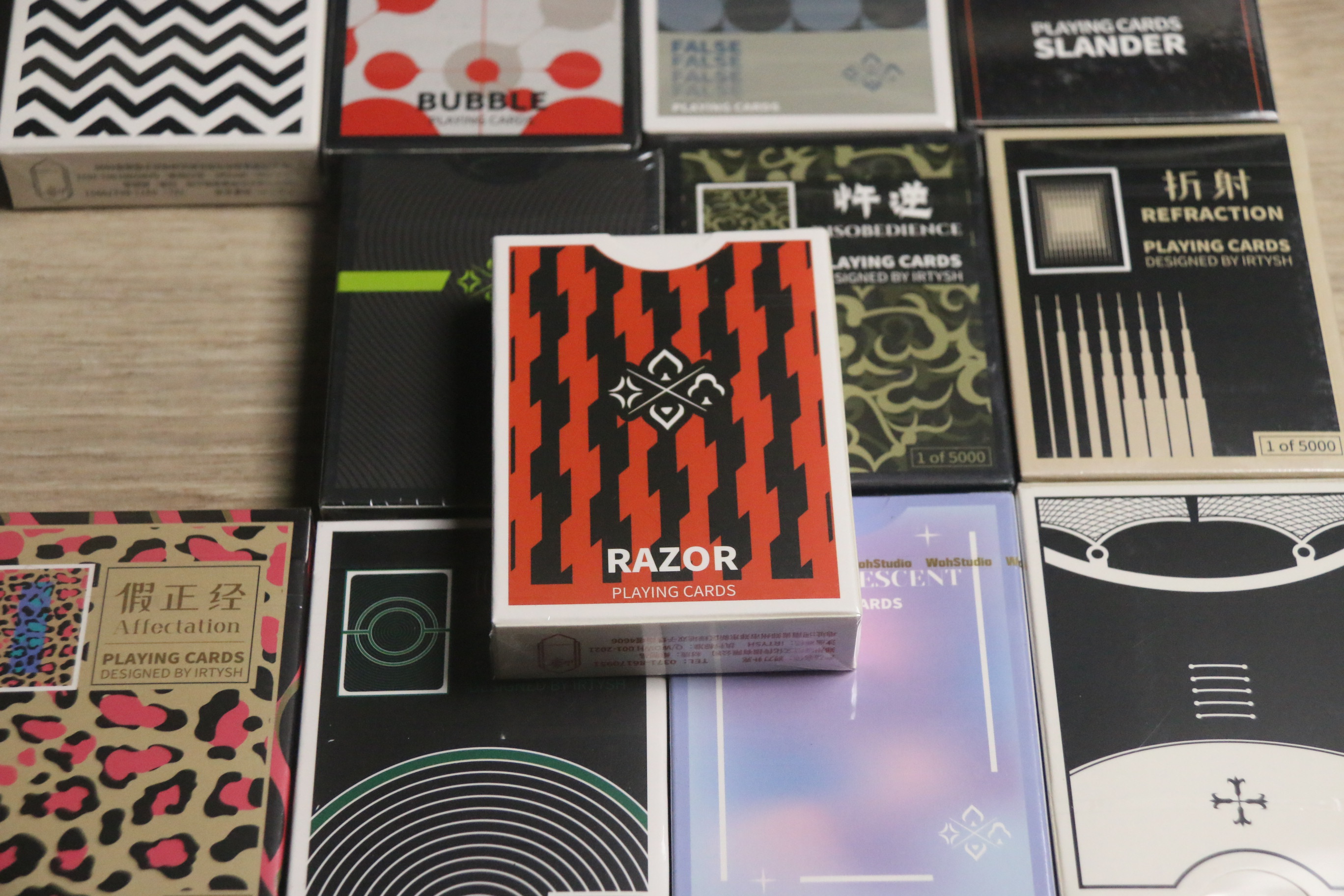 Bài 52 lá razor playing cards