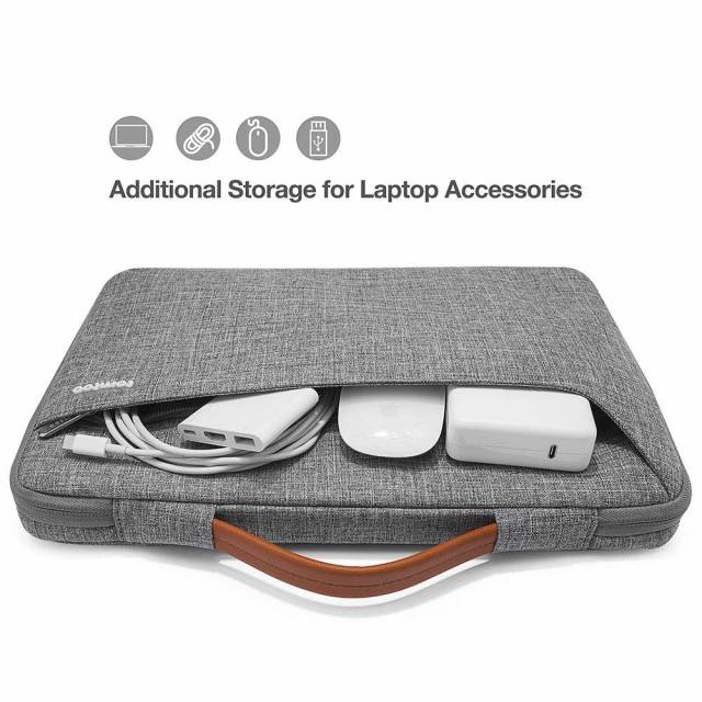 Túi Chống Sốc Tomtoc Spill-Resistant Macbook Pro 15'' - Gray - Hàng Chinh Hãng