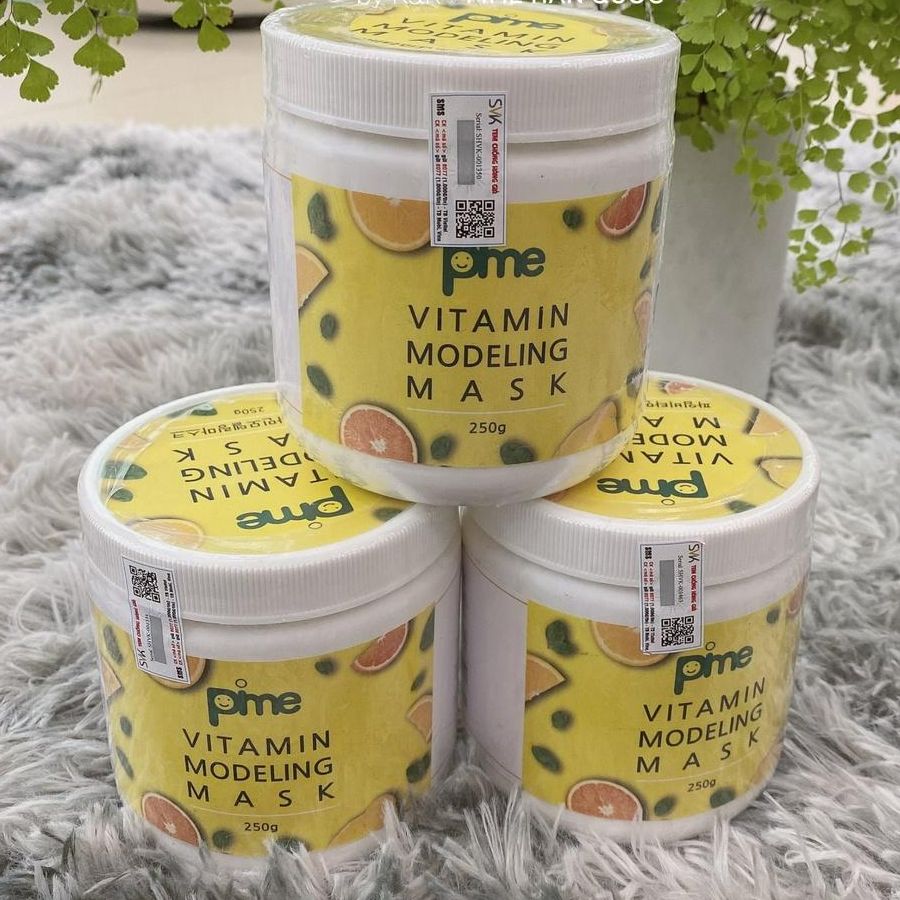 [Size lớn] Mặt nạ dẻo Pime Vitamin Modeling Mask hỗ trợ sáng da mờ thâm nám, hạn chế mụn, dầu thừa