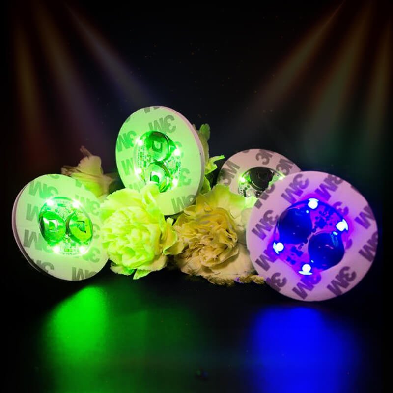 Bộ 5 đế Lót Ly đèn led phát sáng đẹp mắt Party Night Club (size 5cm)