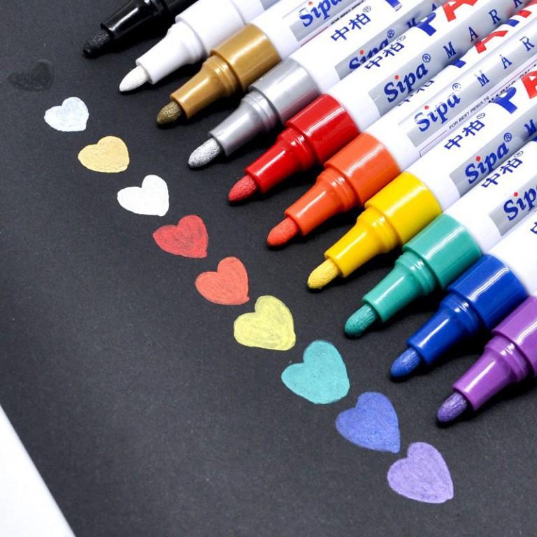 Bút Sơn/ Bút Repaint/ Bút Vẽ Giày/ Bút Vẽ Lốp Sipa Paint Marker Thần Thánh