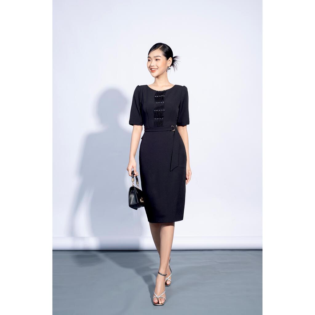 Đầm bút chì, cổ tròn MMOutfit M-DA080421216