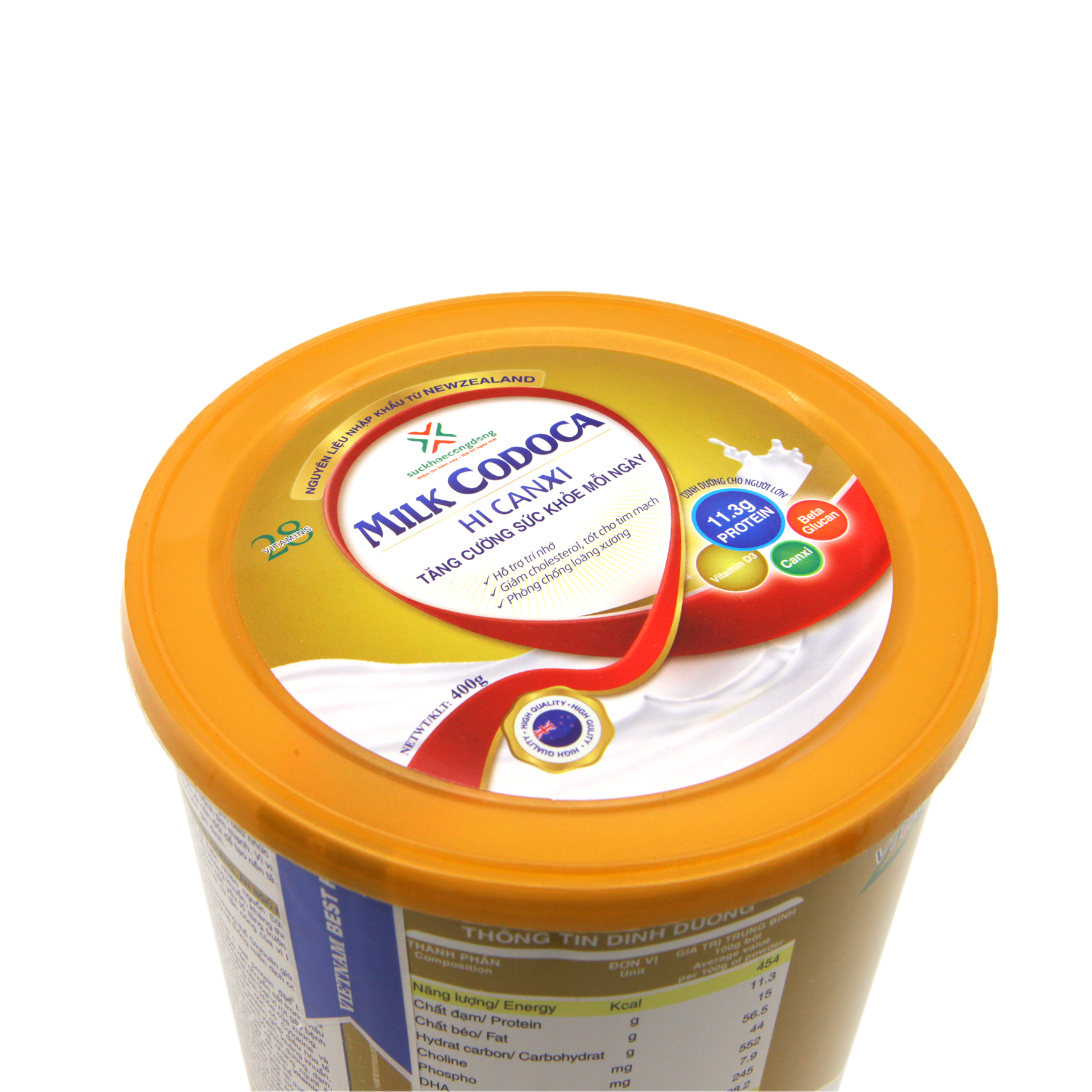 Sữa dinh dưỡng tăng cường sức khỏe Milk Codoca