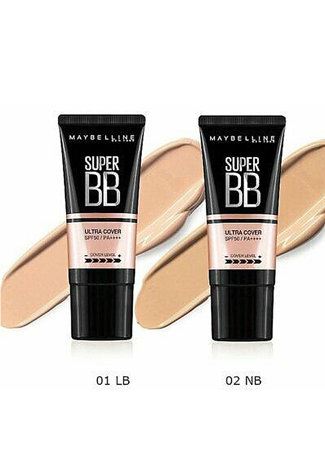 Kem Nền Maybelline Super BB Ultra Cream Cover SPF50 PA++++ 30ml Trang Điểm Hoàn Hảo PM711