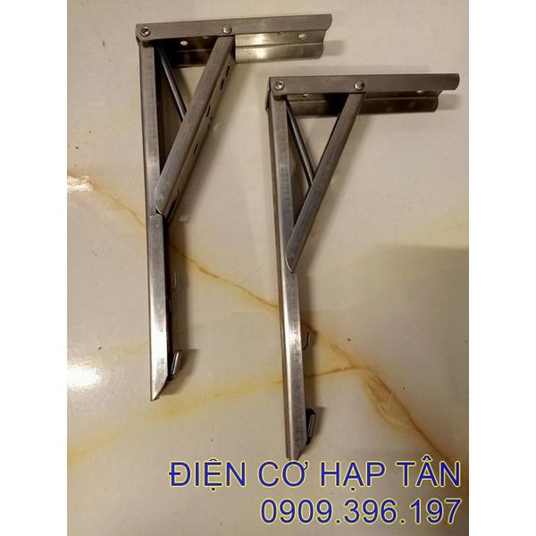 BẢN LỀ GẤP GỌN - INOX NGUYÊN CHẤT- 20, 25, 30, 35CM - CHỤI LỰC 60KG