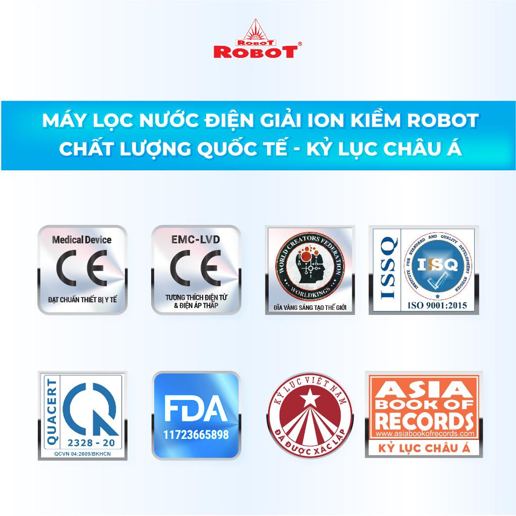 Máy Lọc Nước Điện Giải Ion Kiềm ROBOT iONKing 711 Chế Độ Nóng Nguội Lạnh - Hàng Chính Hãng