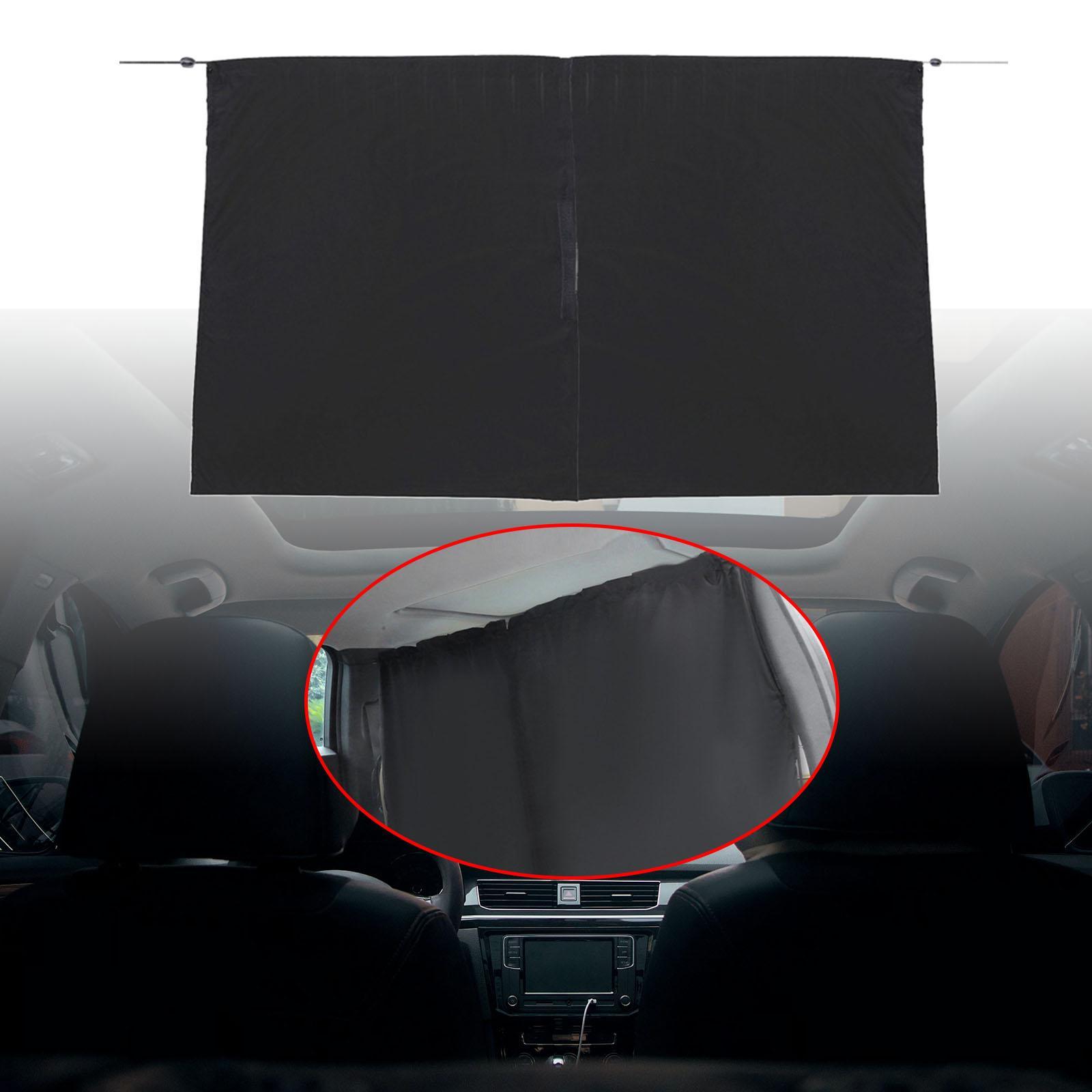 Car Divider Curtain Portable Polyester Lightweight Cover Passenger Protection Shade Sleeping Curtain for Camping SUV Trucks