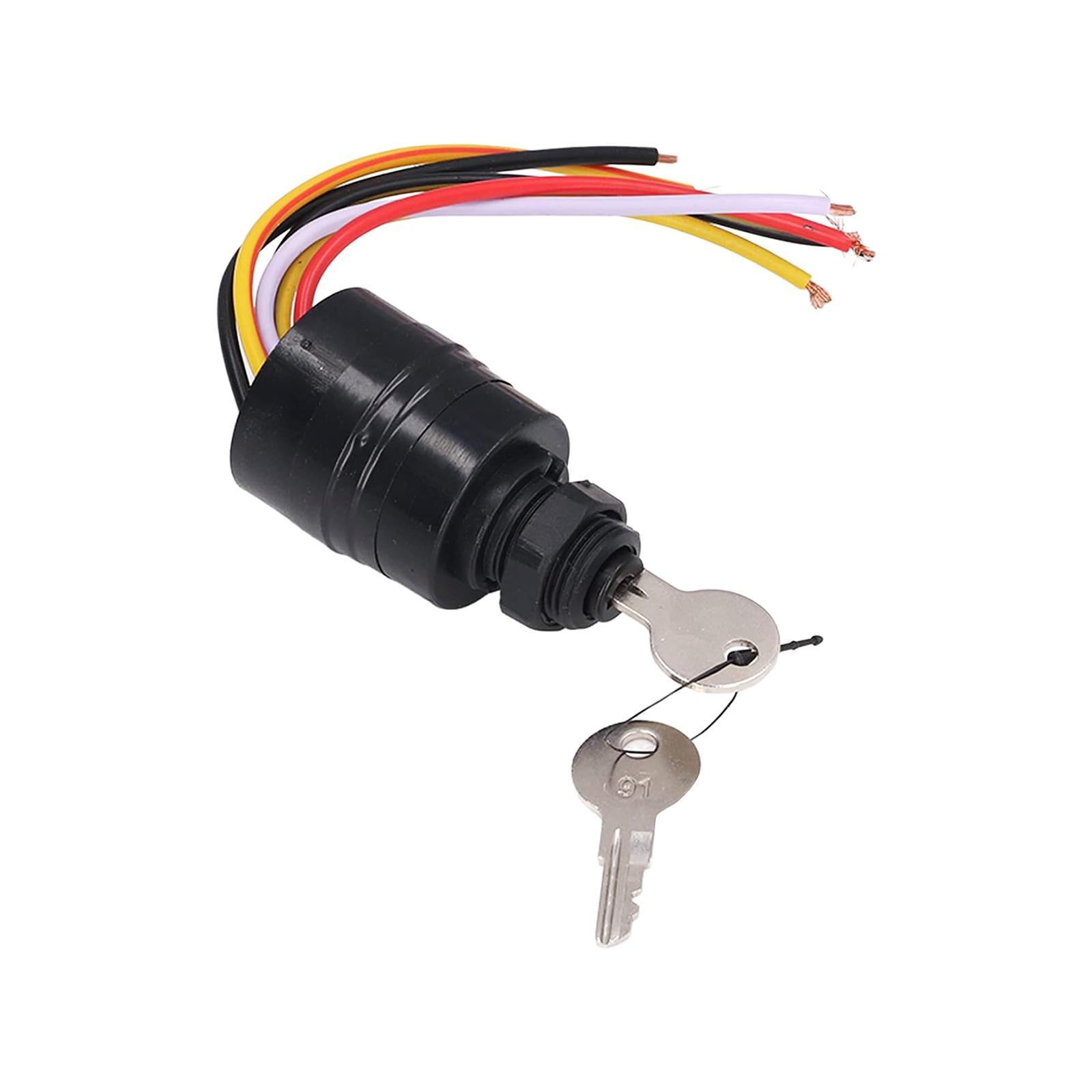 Ignition Key Switch Boat Push to Choke for  Outboard Accessory