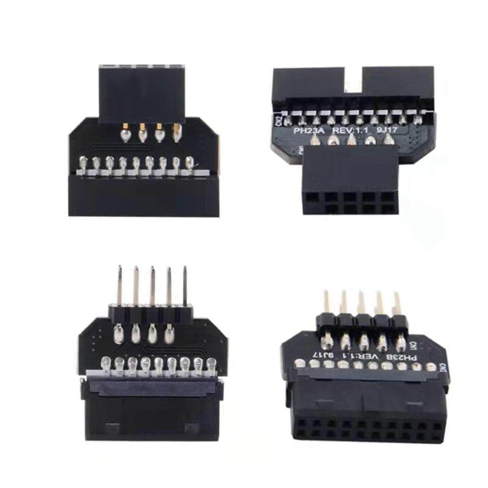 USB 2.0 9 Pin to USB 3.0 19 Pin Adapter USB Adapter for Motherboard Accessory Parts