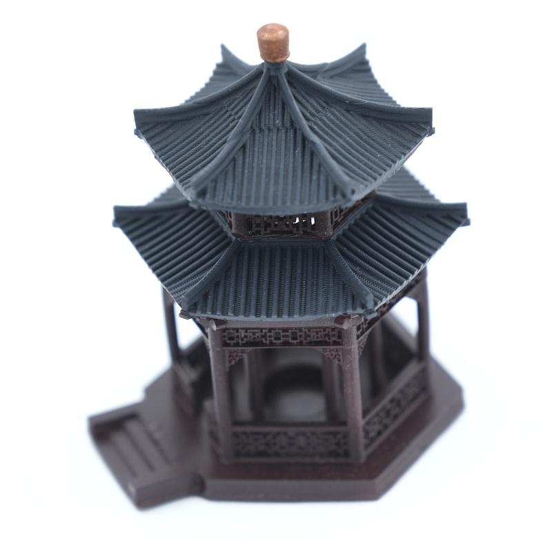 Mô hình tiểu cảnh TIỂU ĐÌNH 1 CỬA 2 MÁI CỤT - bán cạn - bể cá - hòn non bộ - terarium - tinh xảo - chất lượng cao