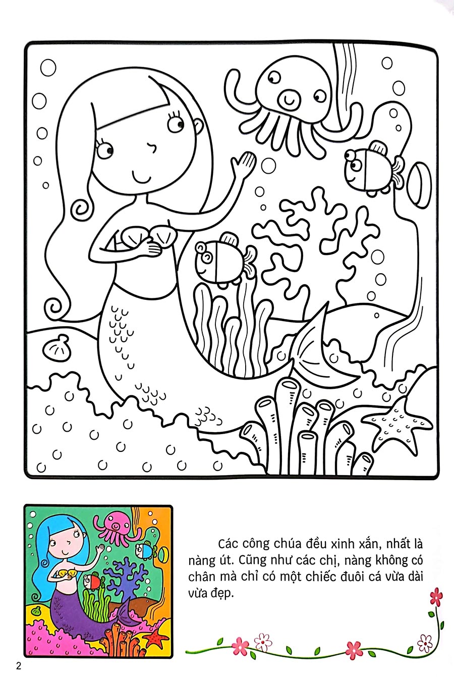 Tô Màu Cổ Tích: Nàng Tiên Cá