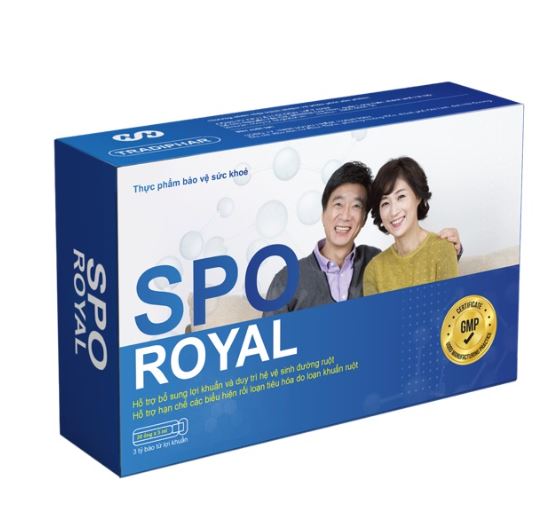 Men Spo royal - Bổ sung lợi khuẩn- Hạn chế rối loạn tiêu hóa ( Hộp 20 ống )