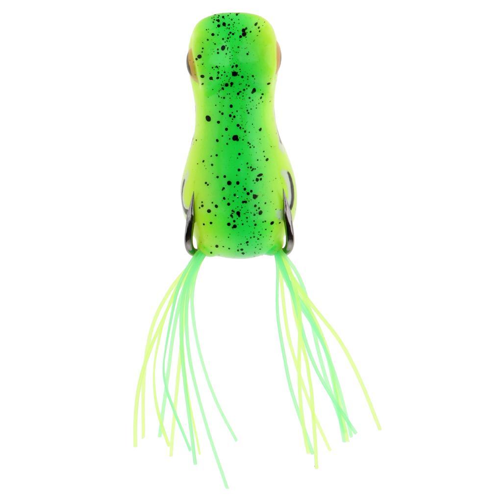 Frog  Soft Artificial Crankbaits Hook Baits Green A