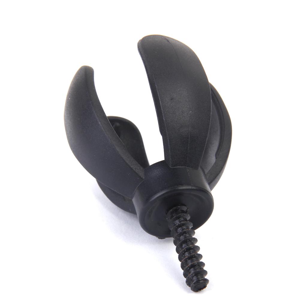 4-Prongs Golf Ball Pick Up Claw, Retriever, Sucker, Pickup Tool for Most Putter Grip Attachable - Black