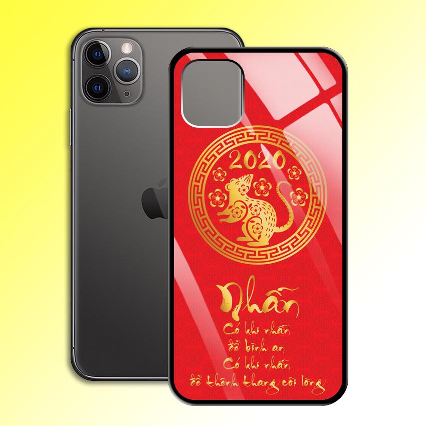 Ốp Lưng Mạ Màu Vàng Ánh Kim cho điện thoại Iphone 11 Pro Max - 0379 7988 MOUSE08 - NHẪN - Hàng Chính Hãng