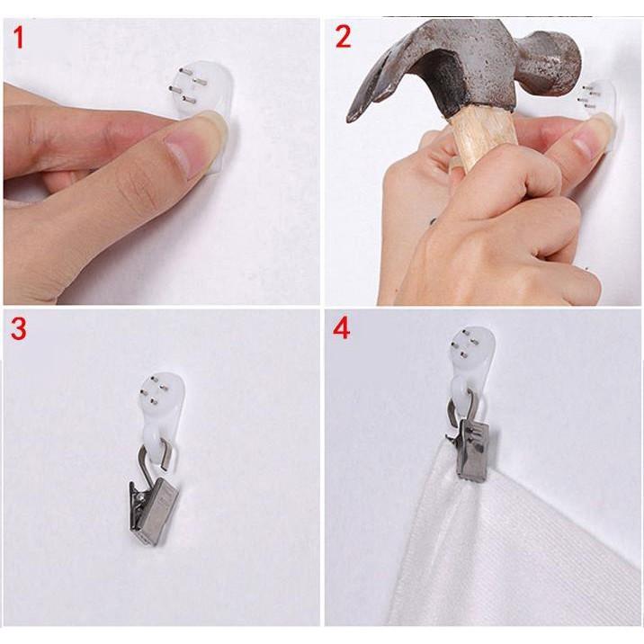 Full bộ phụ kiện treo tường - Không cần khoan tường
