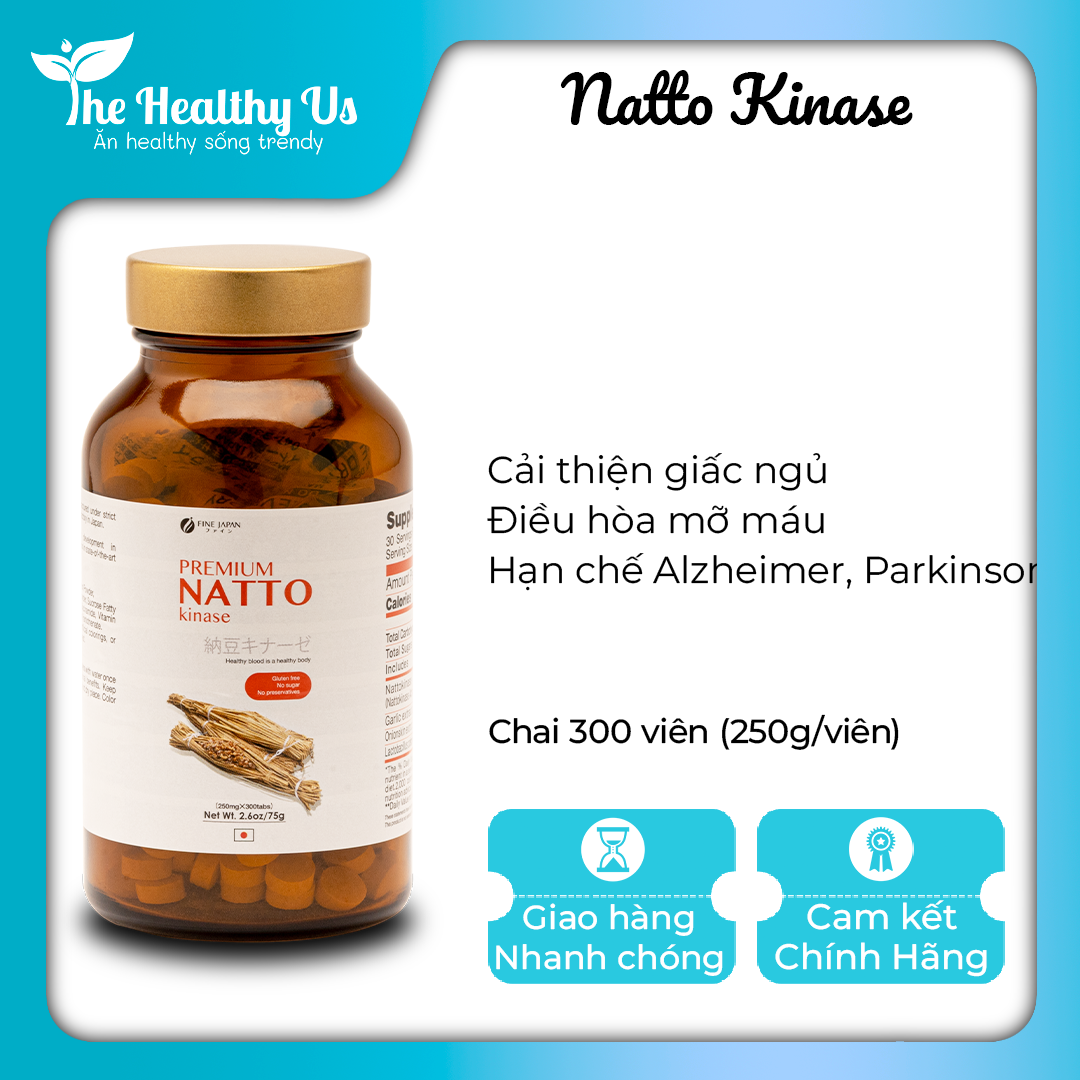 Viên uống hỗ trợ điều trị tai biến Fine Japan Nattokinase 2000FU