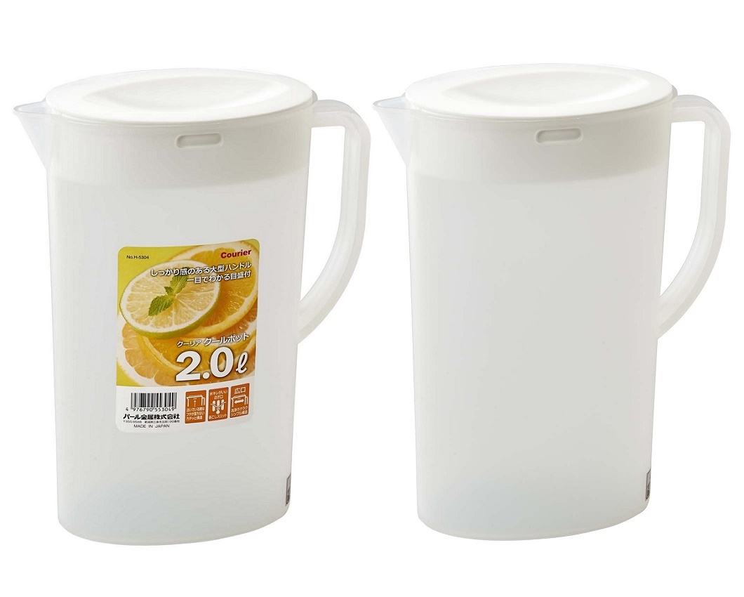 Bình nước Pearl Metal Gourier | Cool Square 2.0L | 3.0L - Hàng nội địa Nhật Bản |Made in Japan