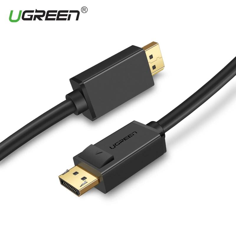 Ugreen UG10244DP102TK 1M Màu Đen Cáp 2 Đầu Displayport chuẩn V1.2 thuần đồng - HÀNG CHÍNH HÃNG