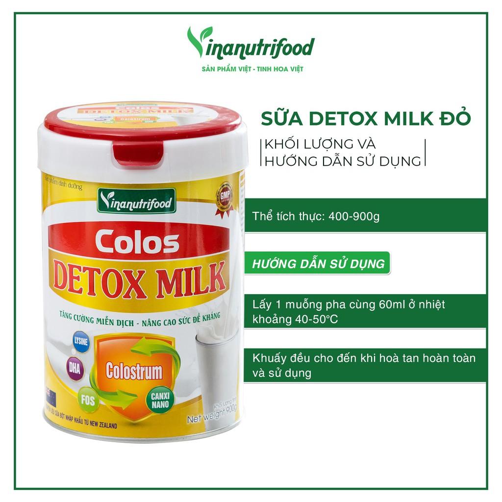 Sữa Colos Detox Milk đỏ đầy đủ chất dinh dưỡng hỗ trợ người ốm, tăng cường sức đề kháng dành cho mọi lứa tuổi