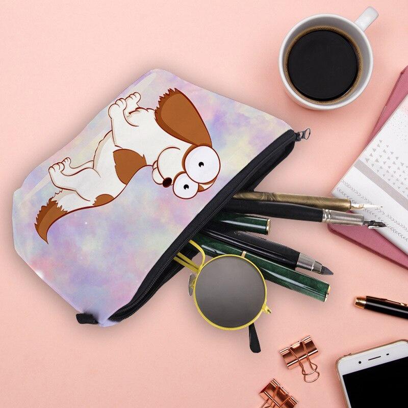 Waterproof makeup bag Corji digital soft handle and multifunctional travel storage bag Women Beauty Storage and organization