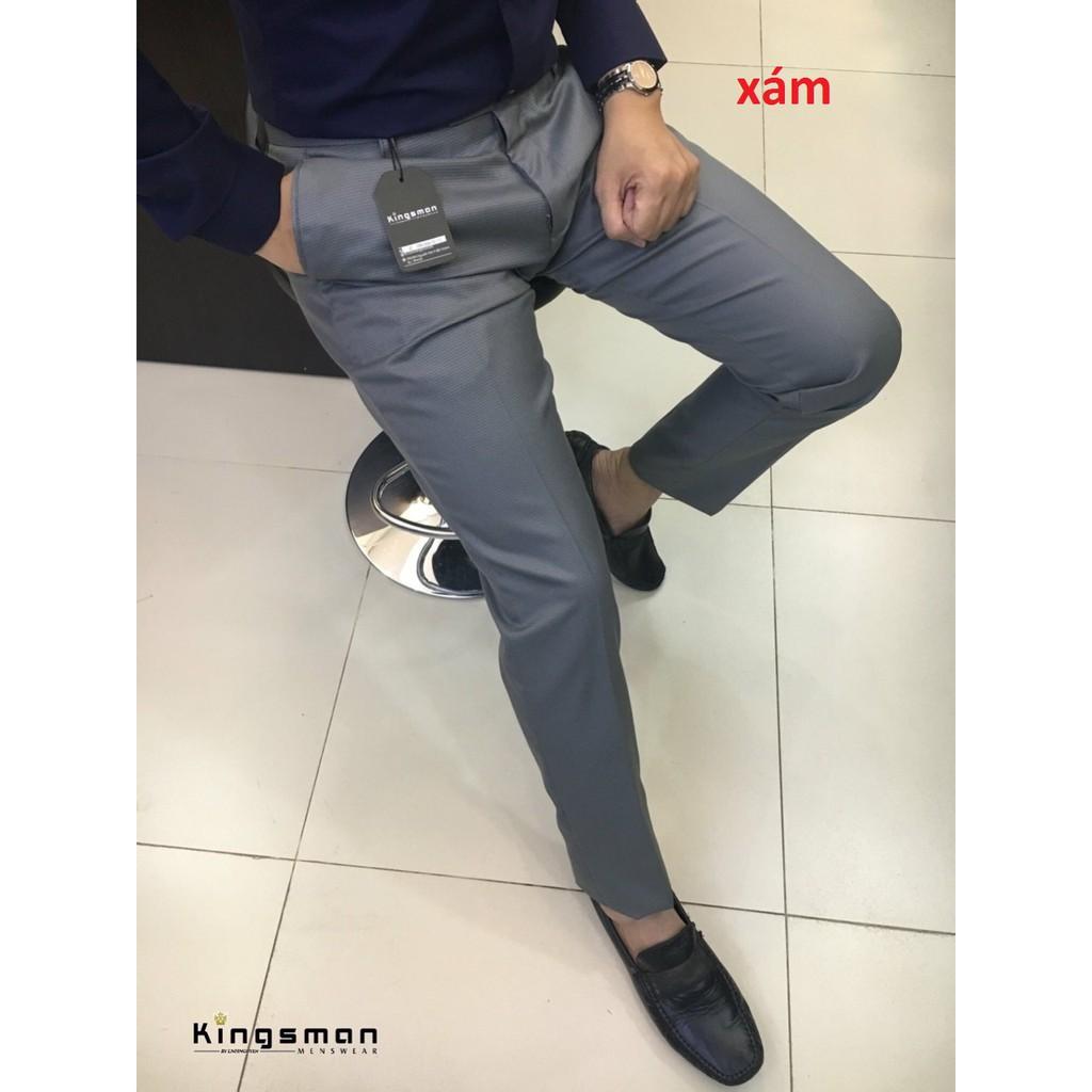 Quần âu nam ống côn hàn quốc