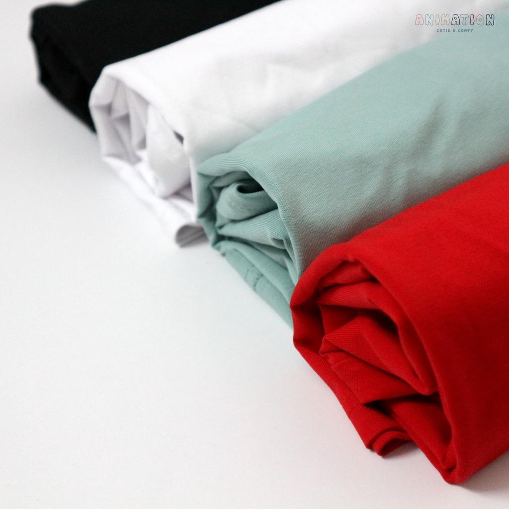 Áo Thun Trơn Unisex Chất Liệu Cotton 100% Thoáng Mát Cao Cấp