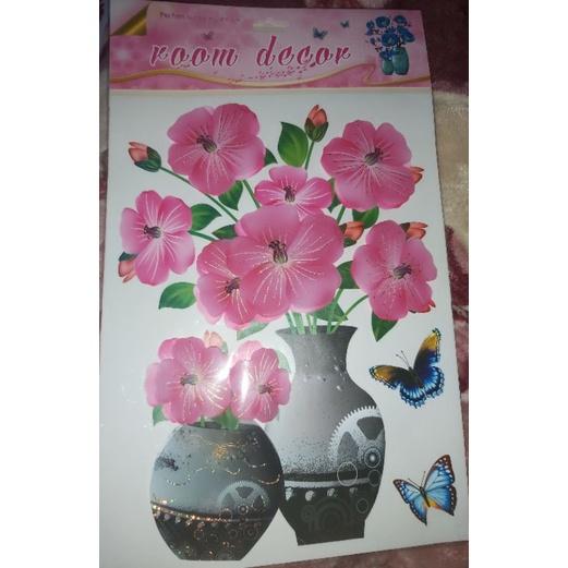 Tranh dán hình hoa 3D in nổi trang trí nhà cửa