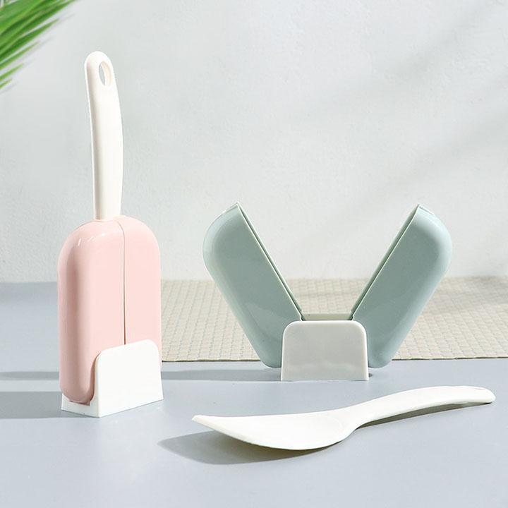 Muôi xới cơm kèm giá đựng