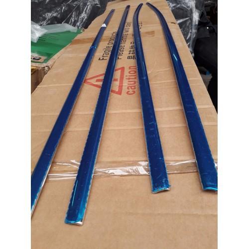 Nẹp chân kính xe dành cho Toyota Vios 2019-2020-2021 - Inox Sáng bóng
