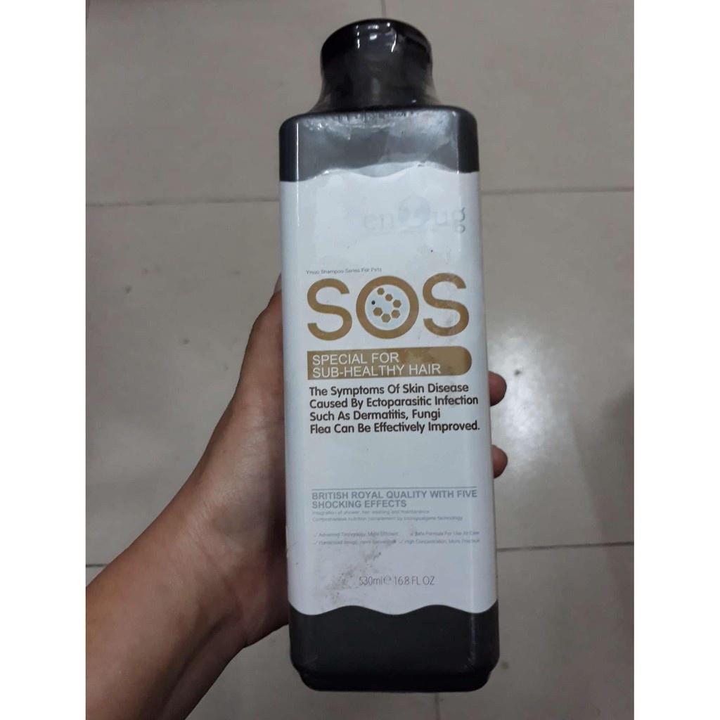 Sữa Tắm Cho Chó Mèo SOS 530ml Lưu Hương, Thơm Lâu