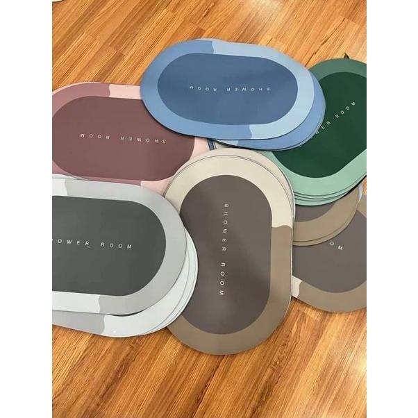 THẢM LAU CHÂN SILICON THẤM HÚT CHỐNG TRƠN TRƯỢT KT 40x60cm