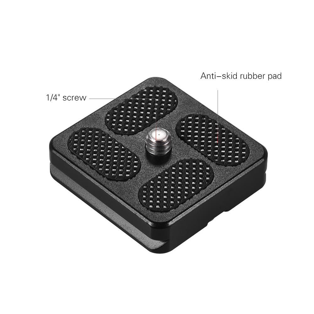 Tấm QR với vít 1/4 inch cho Arca Swiss Benro Hợp kim nhôm kích thước 40 * 38mm