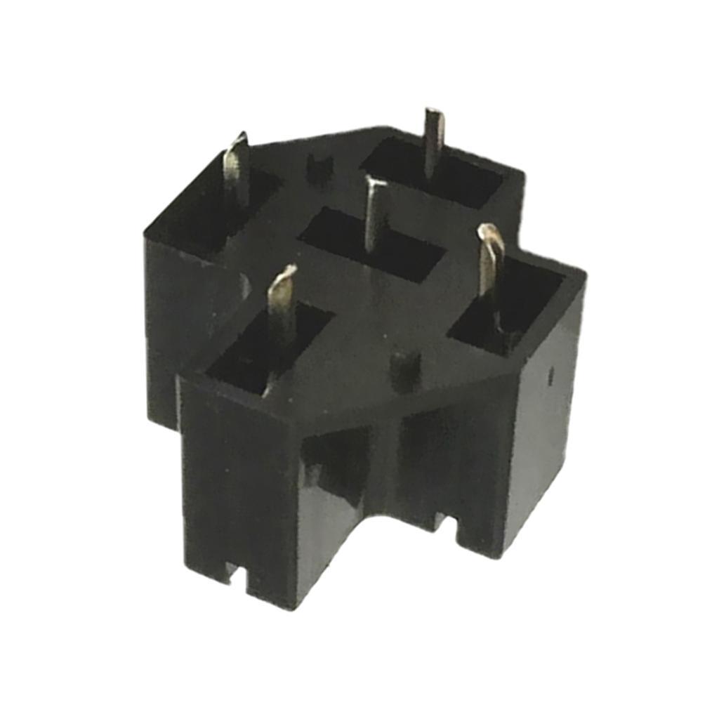 40A Car Relay Socket Holder 5Pins Connector 6.3mm Terminals