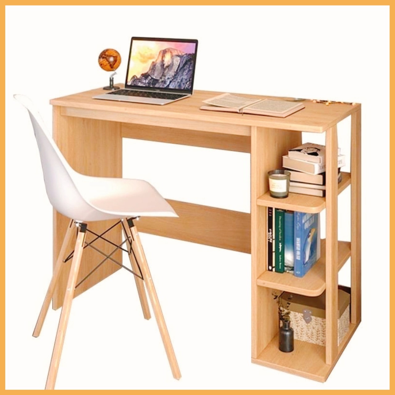 Bàn Học Bàn Làm Việc Kết Hợp Kệ Sách Trường Phúc Deko