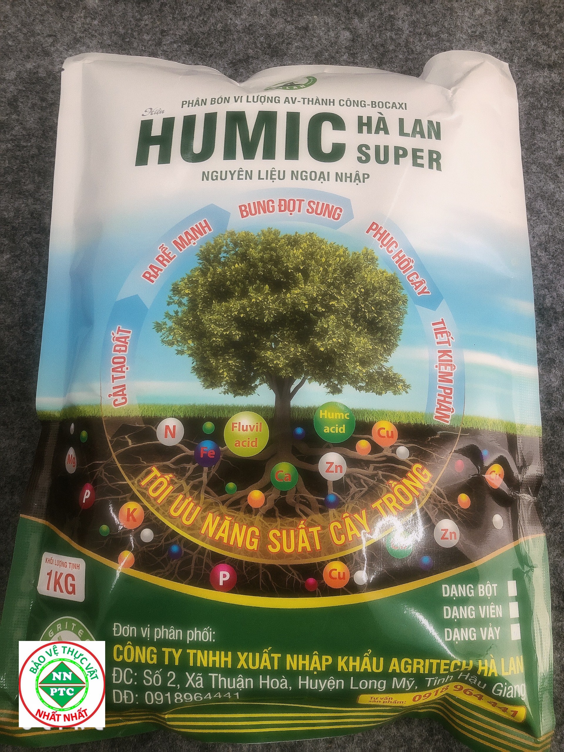 Phân Bón Vi Lượng Humic Super 1kg